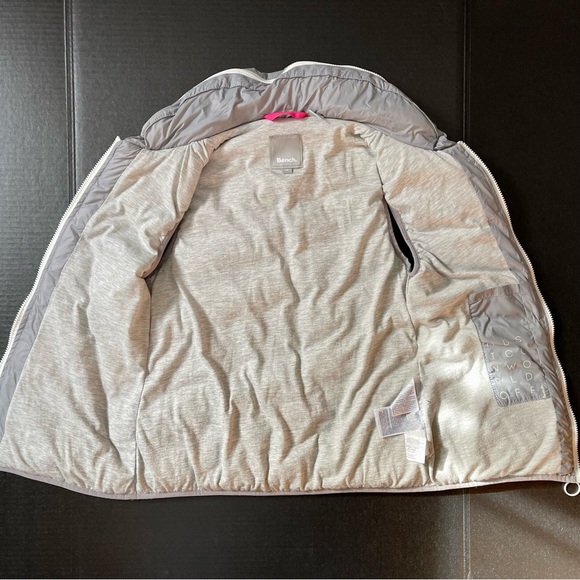 Bench Women’s Small Puffer Vest with Hood Gray - Picture 8 of 8